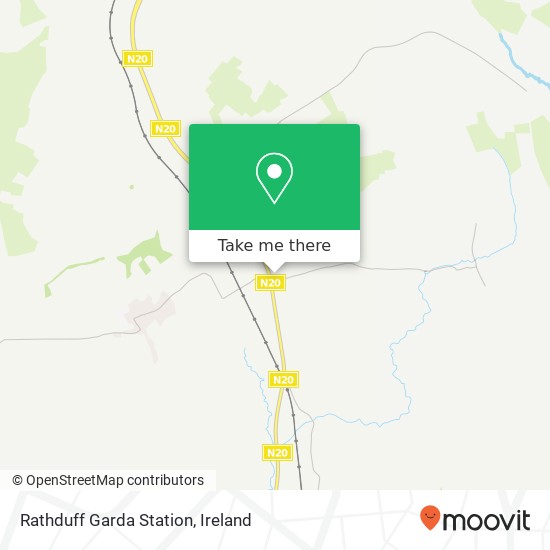Rathduff Garda Station map