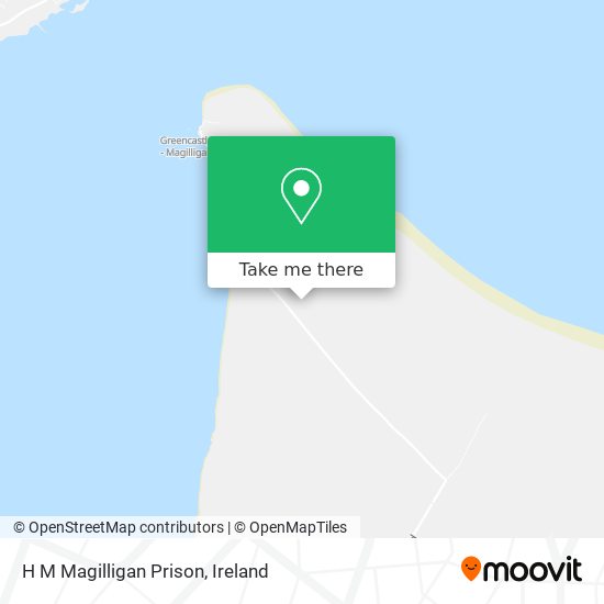 H M Magilligan Prison map