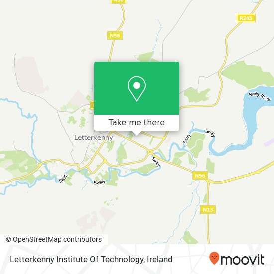Letterkenny Institute Of Technology map