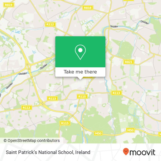 Saint Patrick's National School map