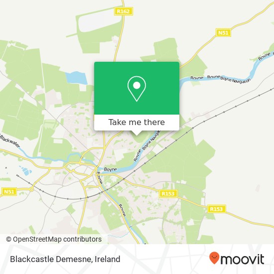 Blackcastle Demesne map