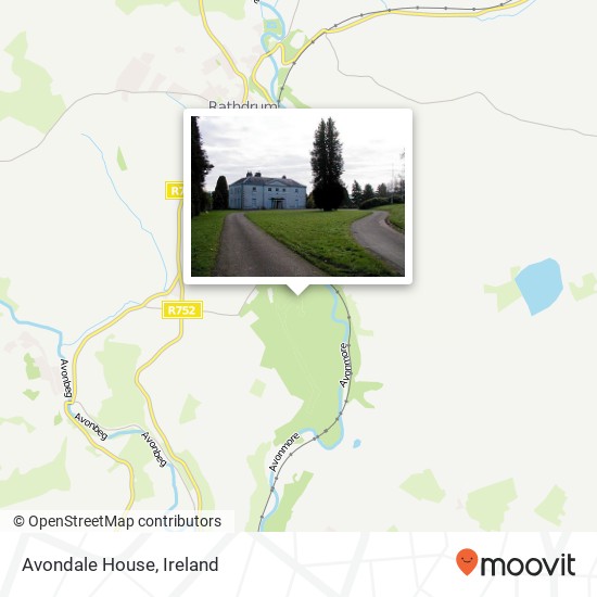 Avondale House map