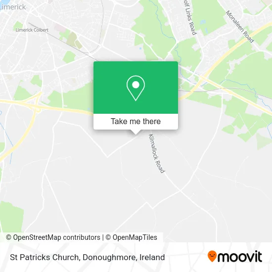St Patricks Church, Donoughmore map
