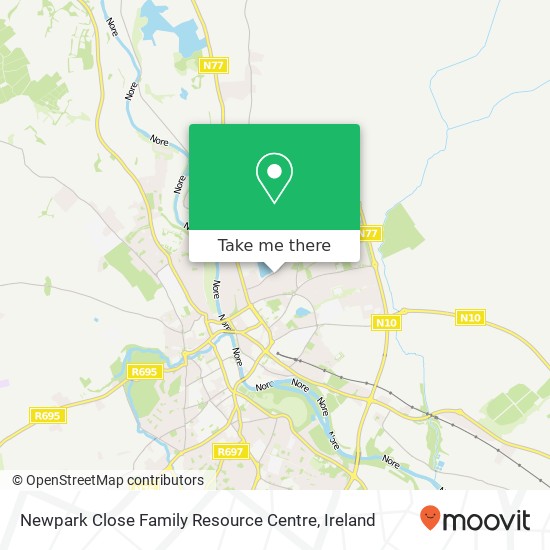 Newpark Close Family Resource Centre map