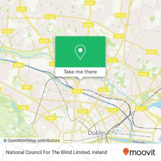 National Council For The Blind Limited map