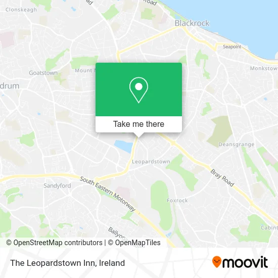 The Leopardstown Inn map