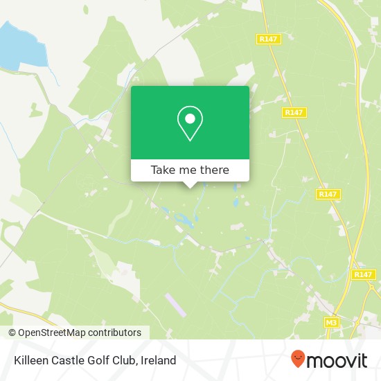 Killeen Castle Golf Club map
