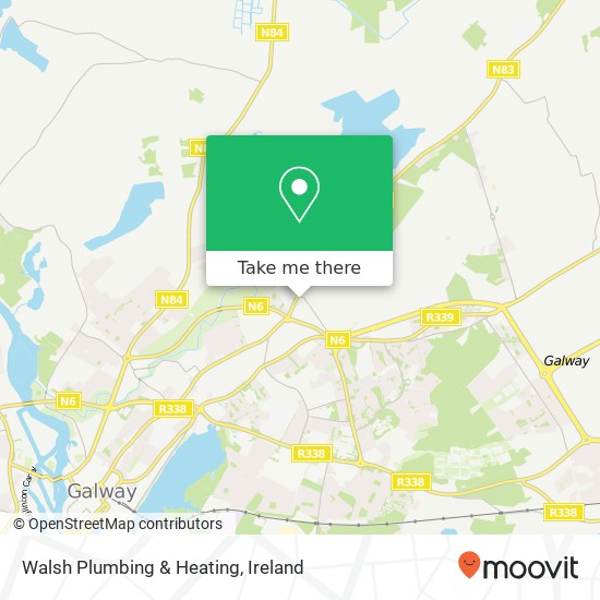 Walsh Plumbing & Heating map