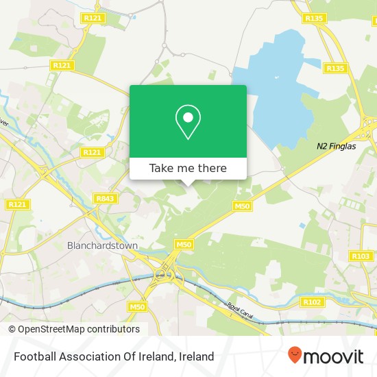 Football Association Of Ireland map