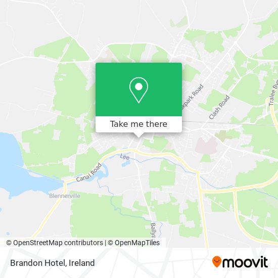 Brandon Hotel map