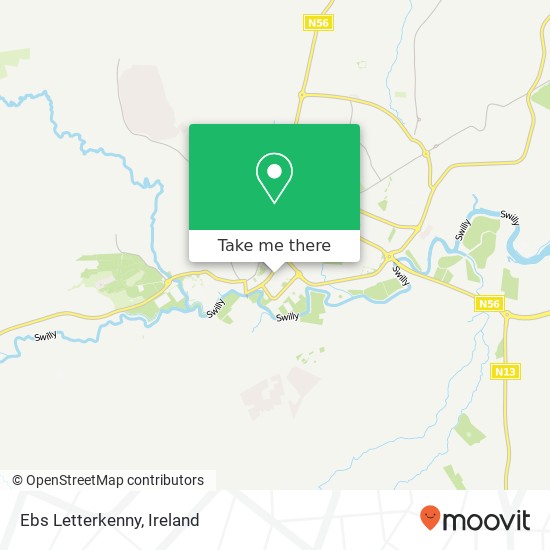 Ebs Letterkenny map