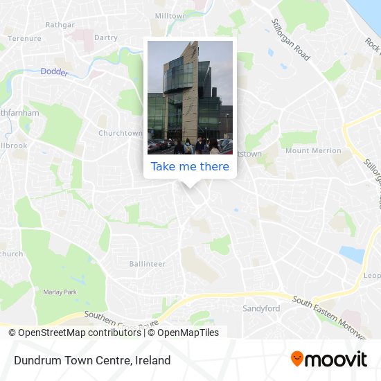 Dundrum Town Centre map