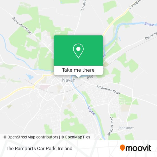 The Ramparts Car Park map