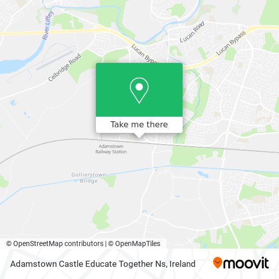 Adamstown Castle Educate Together Ns map