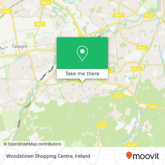 Woodstown Shopping Centre map