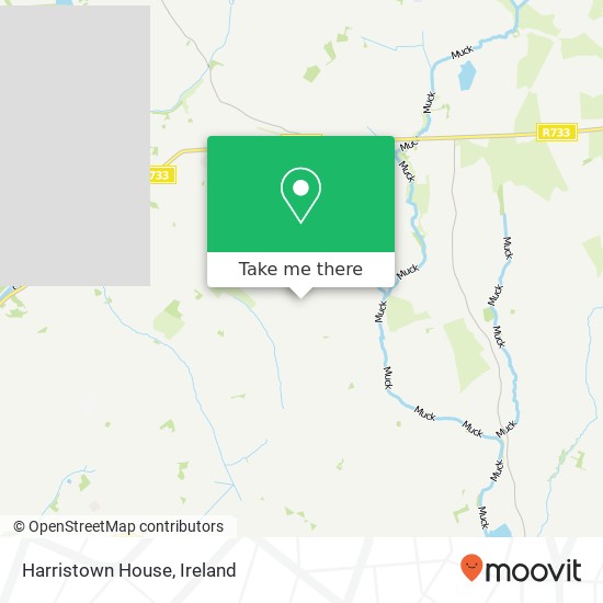 Harristown House map