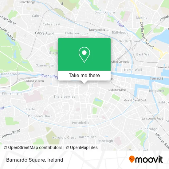 Barnardo Square map
