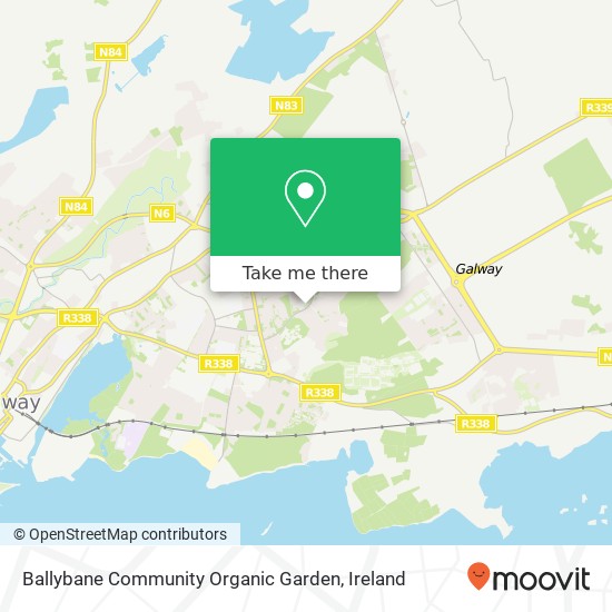 Ballybane Community Organic Garden map