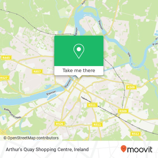 Arthur's Quay Shopping Centre map