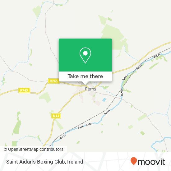 Saint Aidan's Boxing Club map