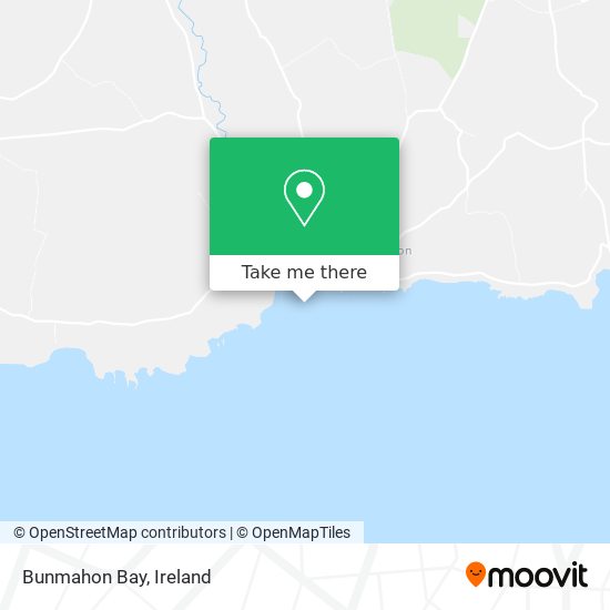 Bunmahon Bay map