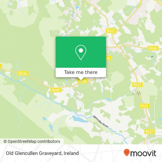 Old Glencullen Graveyard map