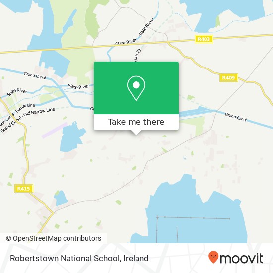 Robertstown National School map