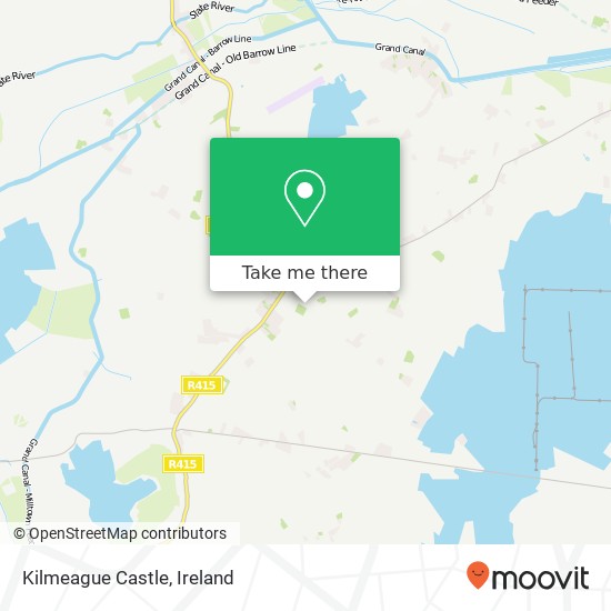 Kilmeague Castle map
