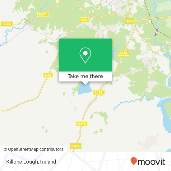 Killone Lough map