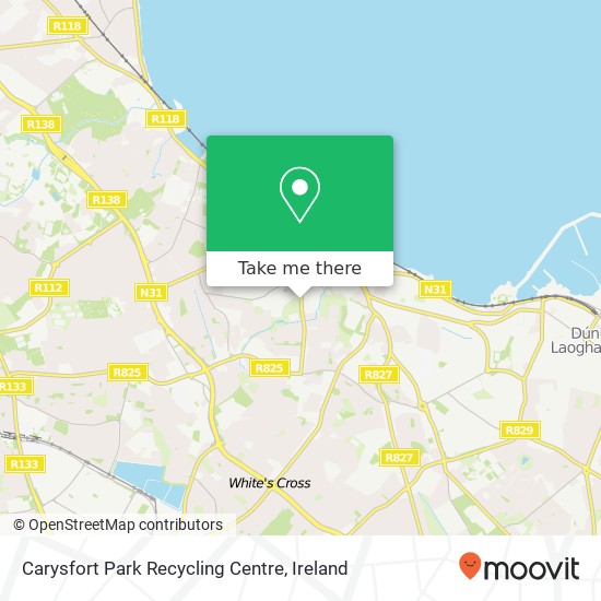 Carysfort Park Recycling Centre map