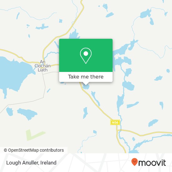 Lough Anuller map