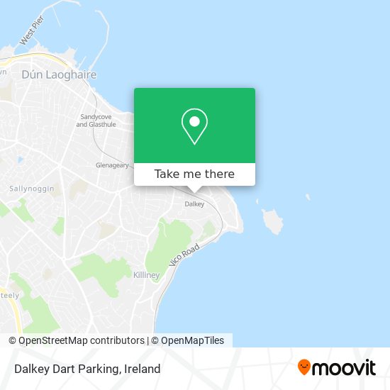 Dalkey Dart Parking map