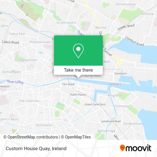 Custom House Quay map