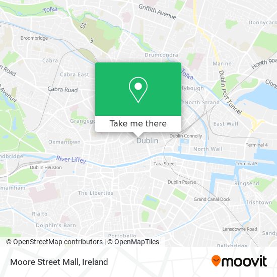 Moore Street Mall map
