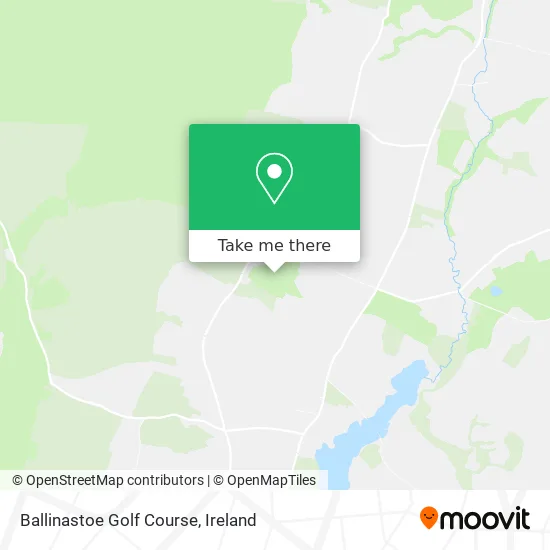 Ballinastoe Golf Course map