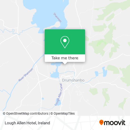 Lough Allen Hotel map