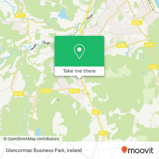 Glencormac Business Park plan