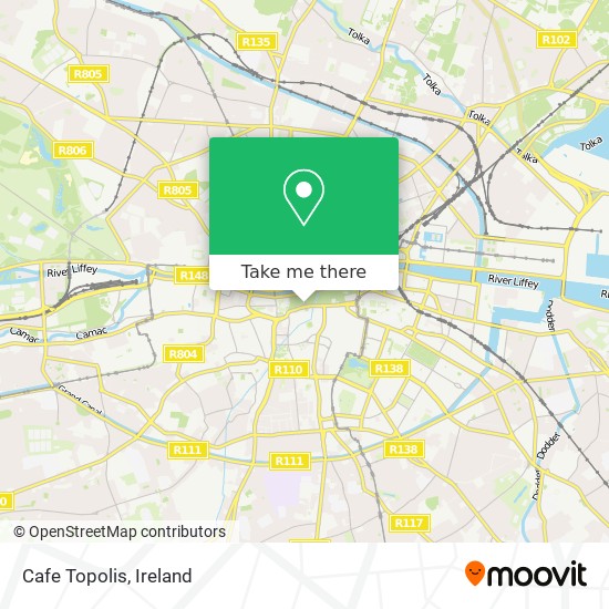 Cafe Topolis map