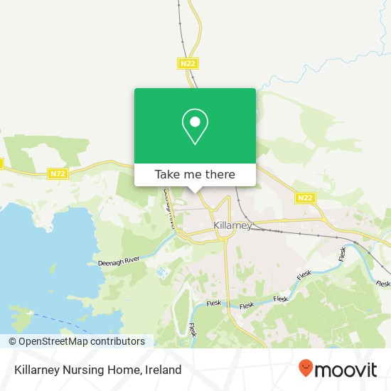 Killarney Nursing Home map