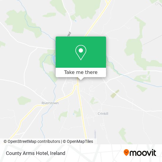 County Arms Hotel map