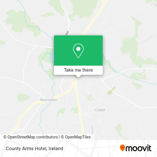 County Arms Hotel map