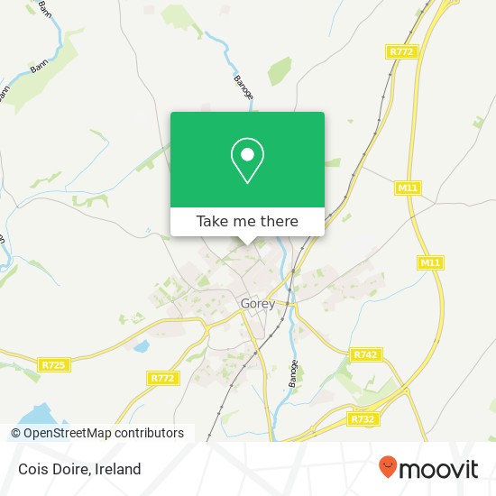 Cois Doire map