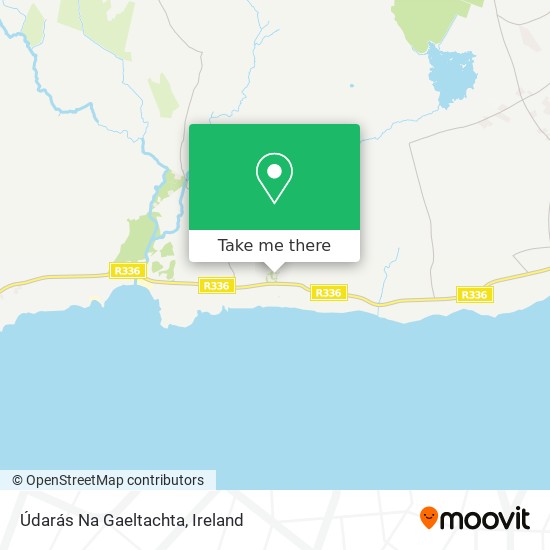 Údarás Na Gaeltachta map