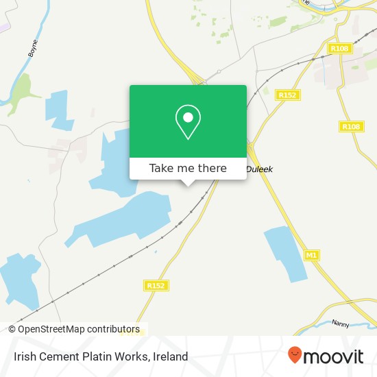 Irish Cement Platin Works map