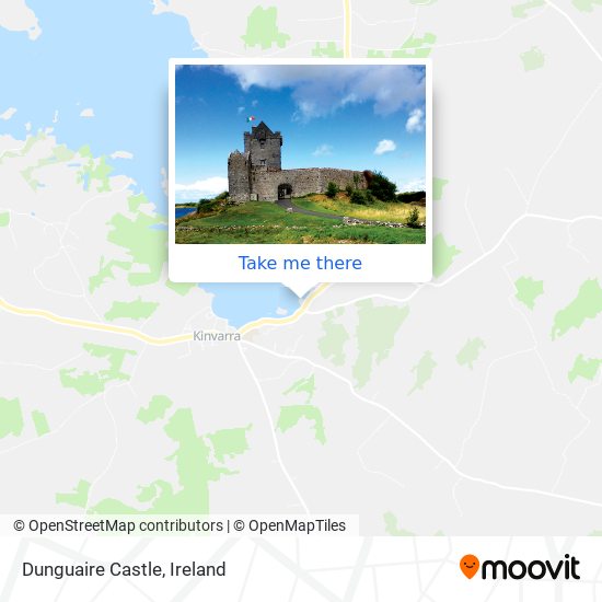Dunguaire Castle map