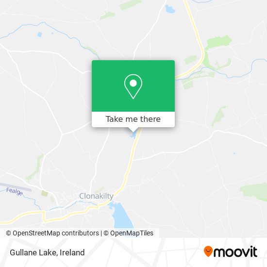 Gullane Lake map