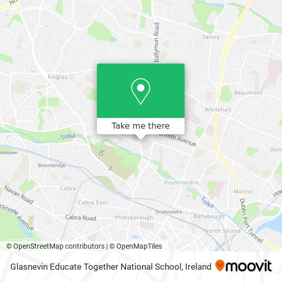 Glasnevin Educate Together National School map