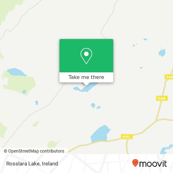 Rosslara Lake map