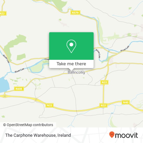 The Carphone Warehouse map