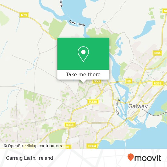 Carraig Liath map